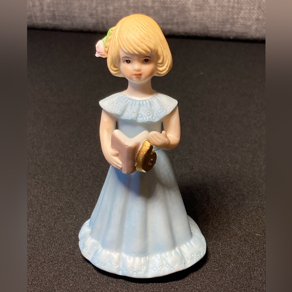 Enesco, Growing Up Birthday Girls Age 6 Porcelain Doll Collectible,  A-38